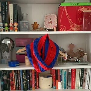 3/$30 BNWT gap Red and Blue Knit Infinity Scarf